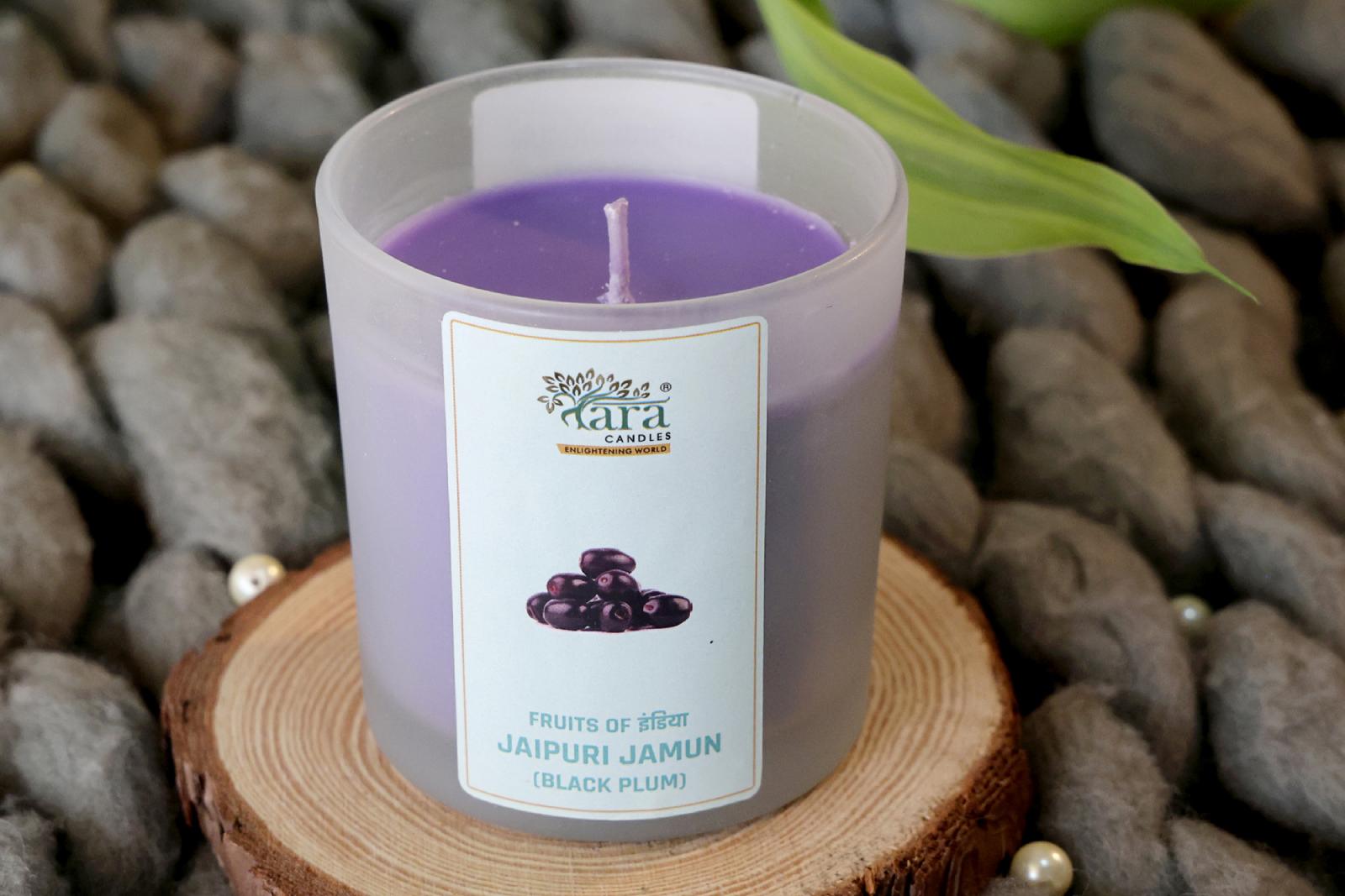 jaipuri-jamun-frosted-glass-jar-with-wooden-lid-dust-cover